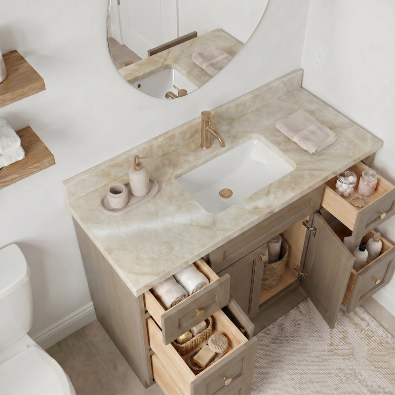 Open storage — birch interior