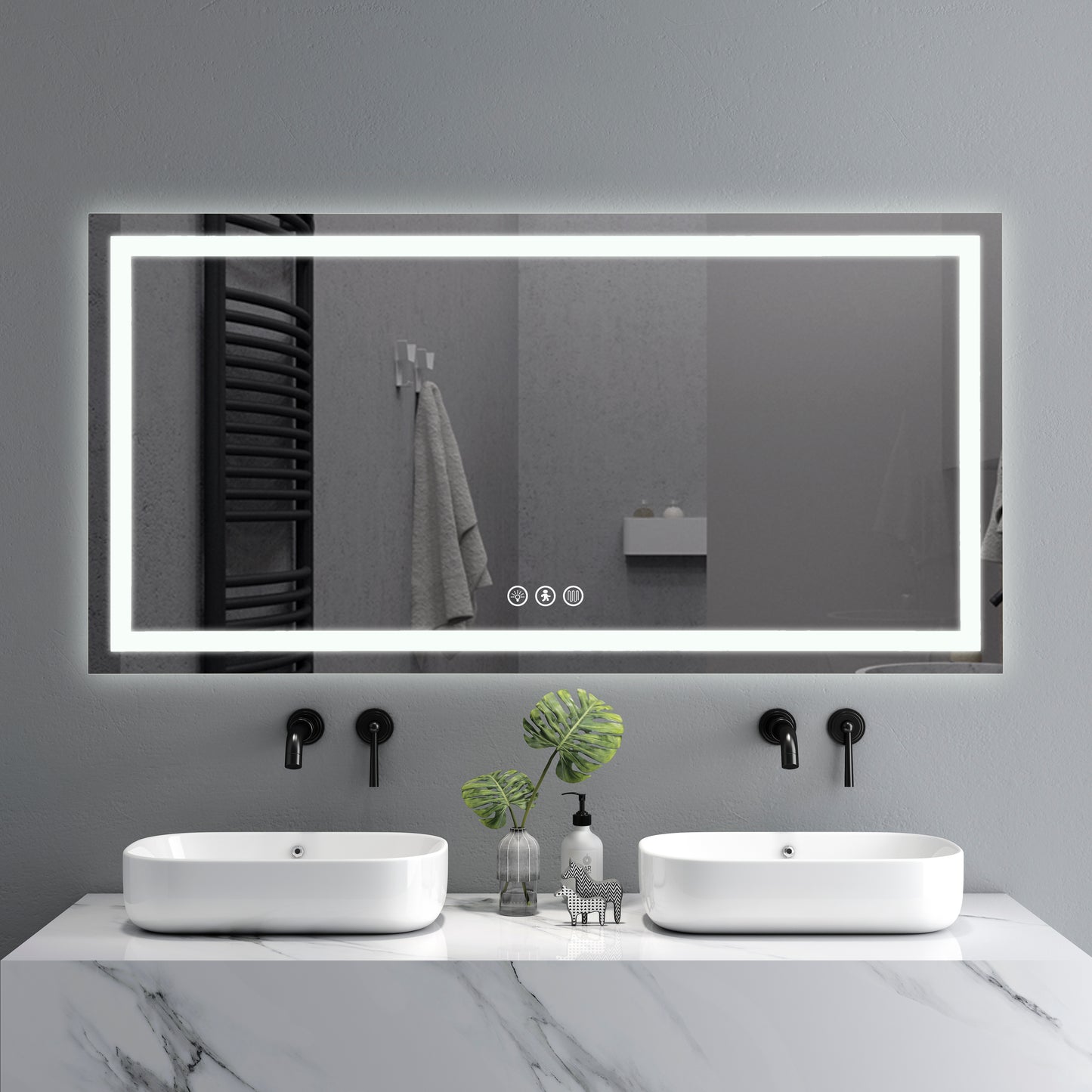 Oakline Motion-Sensor LED Bathroom Mirror