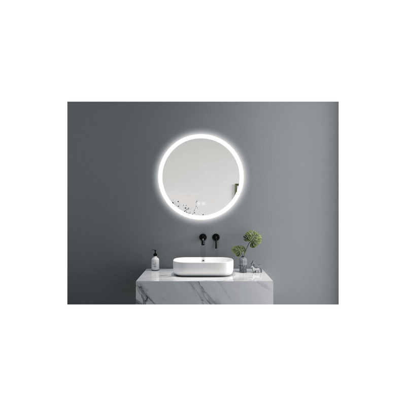 Oakline Round Perimeter LED Bathroom Mirror
