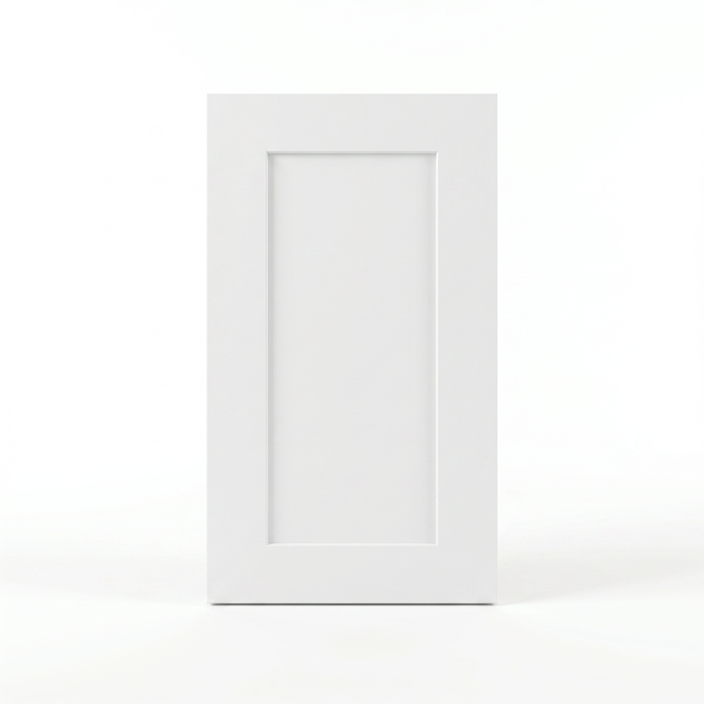 White door finish swatch — Oakline Cabinets
