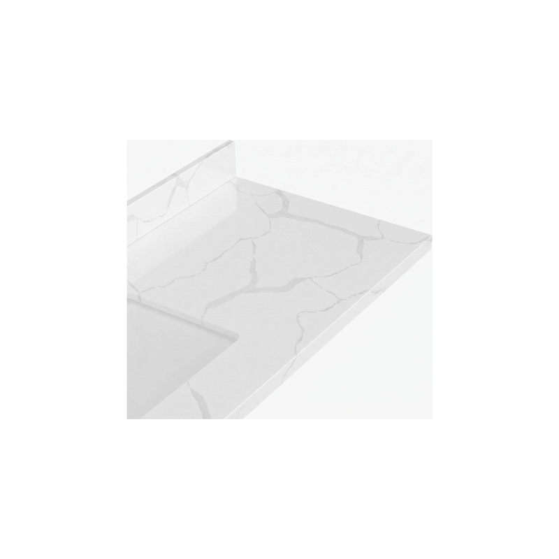 Oakline Calacatta White Quartz Vanity Top