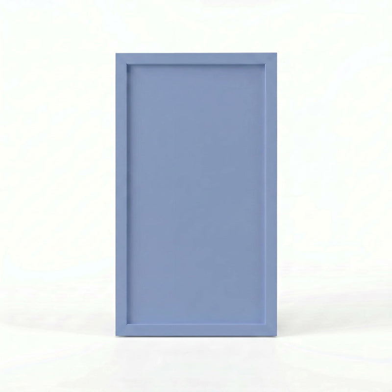 Slim Shaker Blue door finish swatch — Oakline Cabinets
