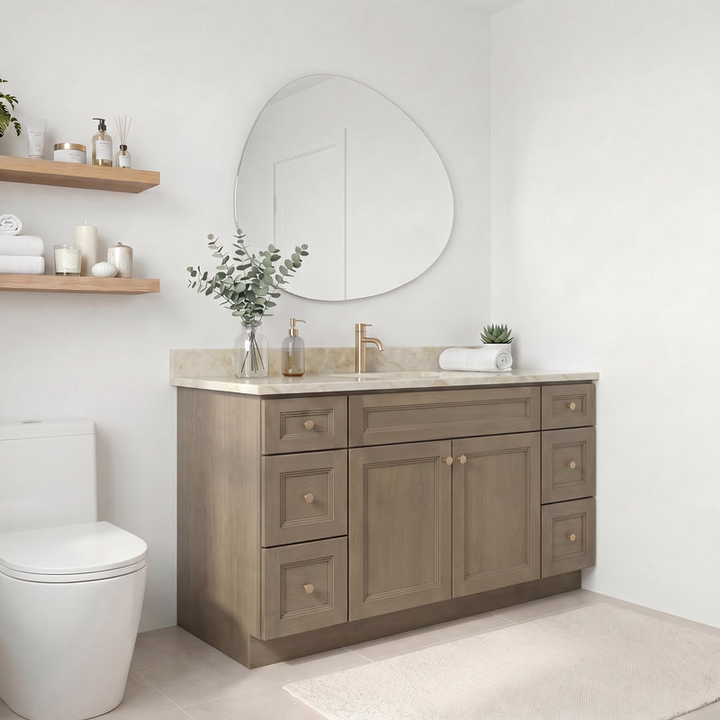 60" Willowdale Vanity in bathroom