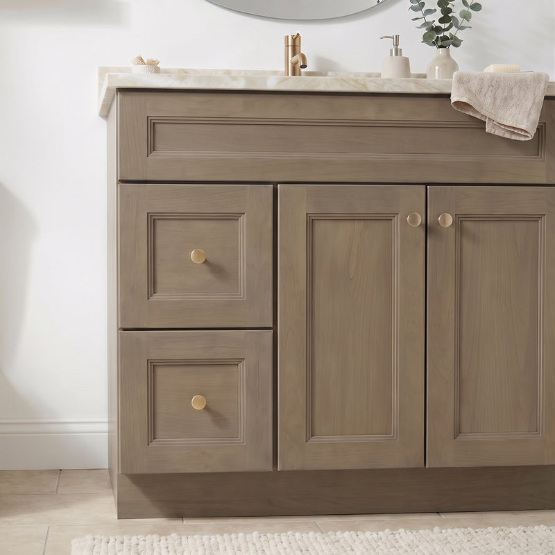 36" Willowdale Vanity with Cream Quartzite Top