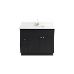 42" Shaker Bathroom Vanity – Black