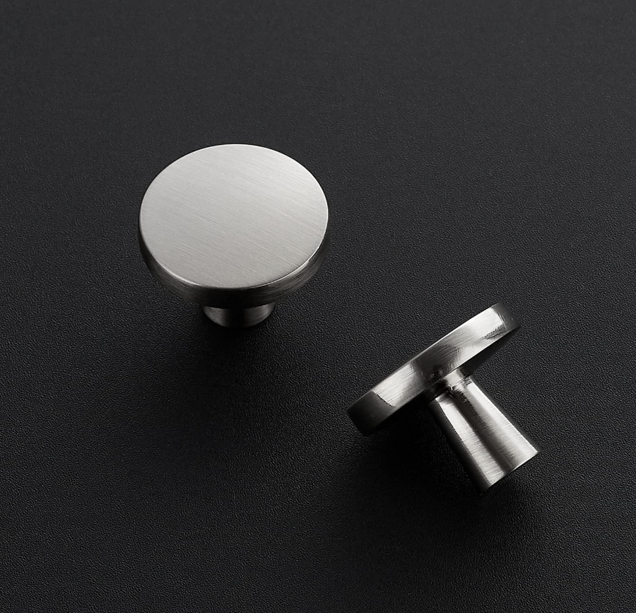 Brushed Nickel cabinet knob