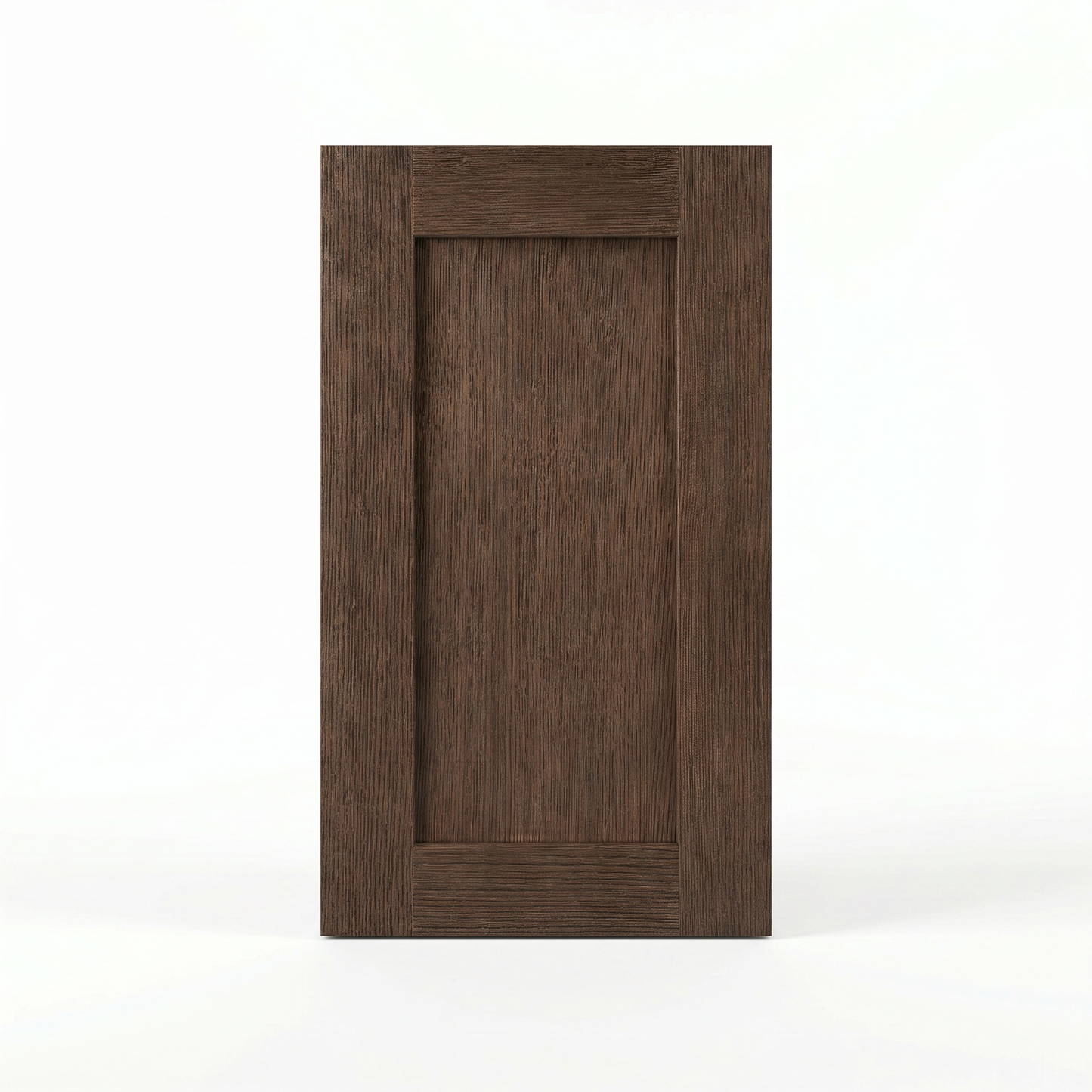 Coffee Bean Oak door finish swatch — Oakline Cabinets