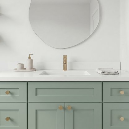 48" Olive Green Shaker Vanity – Single Sink