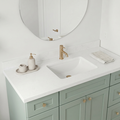 48" Olive Green Shaker Vanity – Single Sink