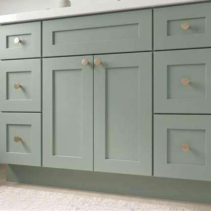 48" Olive Green Shaker Vanity – Single Sink