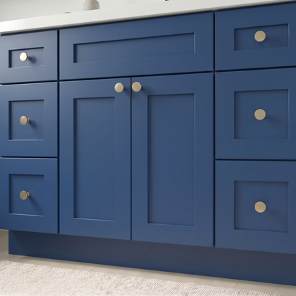 48" Navy Blue Shaker Vanity - Single Sink