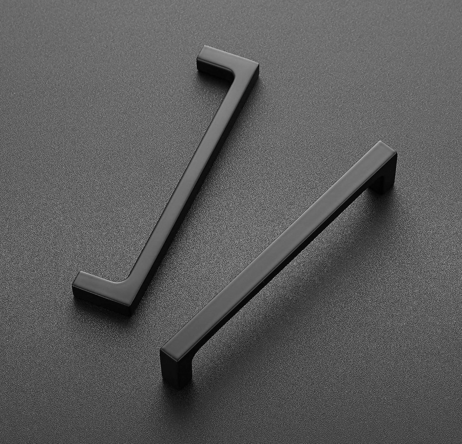 Matte Black cabinet pull