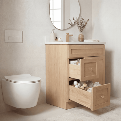 30" White Oak Shaker Vanity