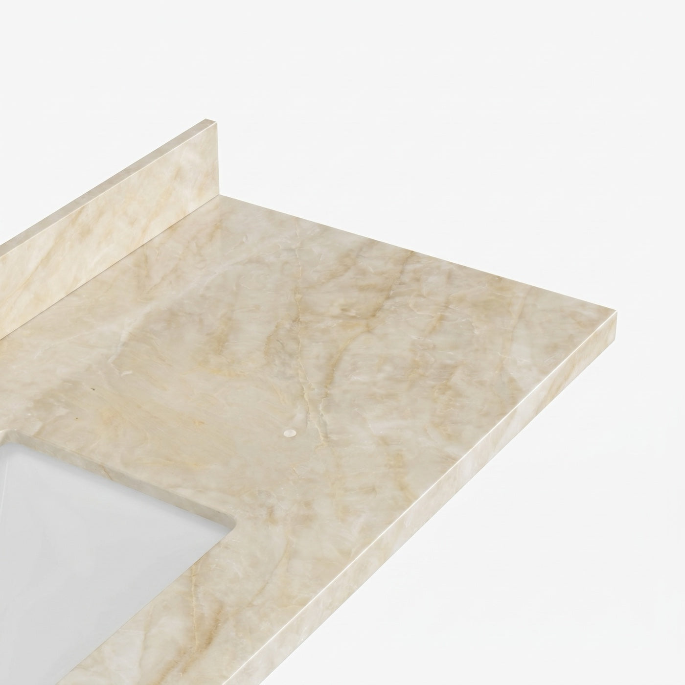 Amber Mahal quartz top