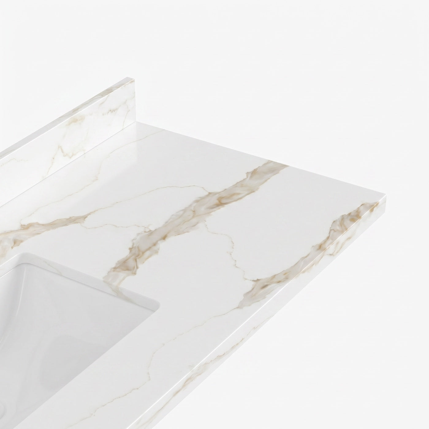 Calacatta Gold quartz top