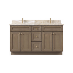 60" Shaker Bathroom Vanity – Willowdale – Double Sink