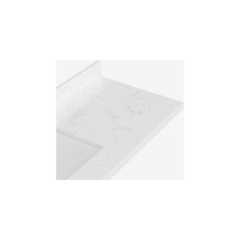 Oakline Carrara White Quartz Vanity Top