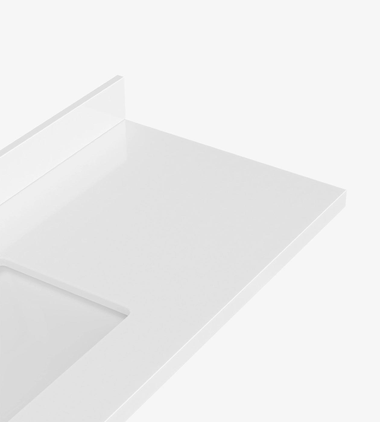 Pure White quartz top