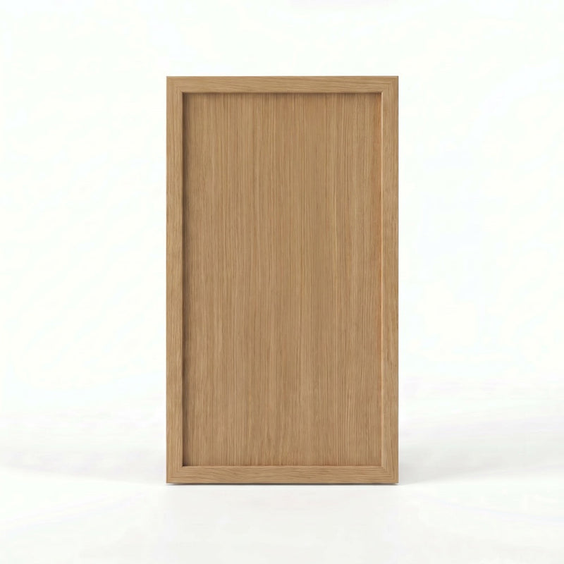 Slim Shaker White Oak door finish swatch — Oakline Cabinets